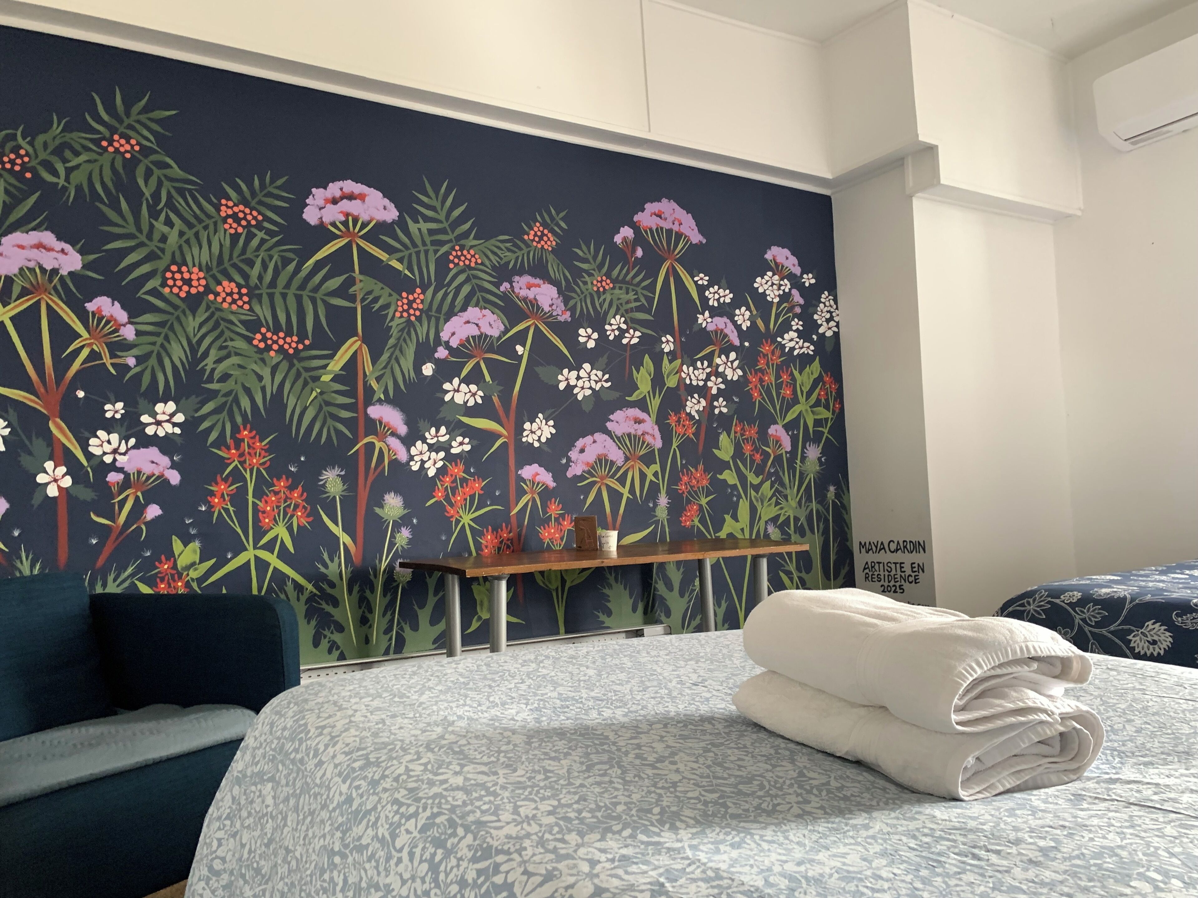 Economy Double or Twin Room, 2 Queen Beds, Non Smoking, Shared Bathroom