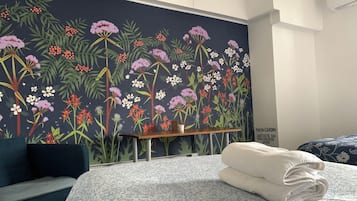 Individually decorated, individually furnished, blackout drapes
