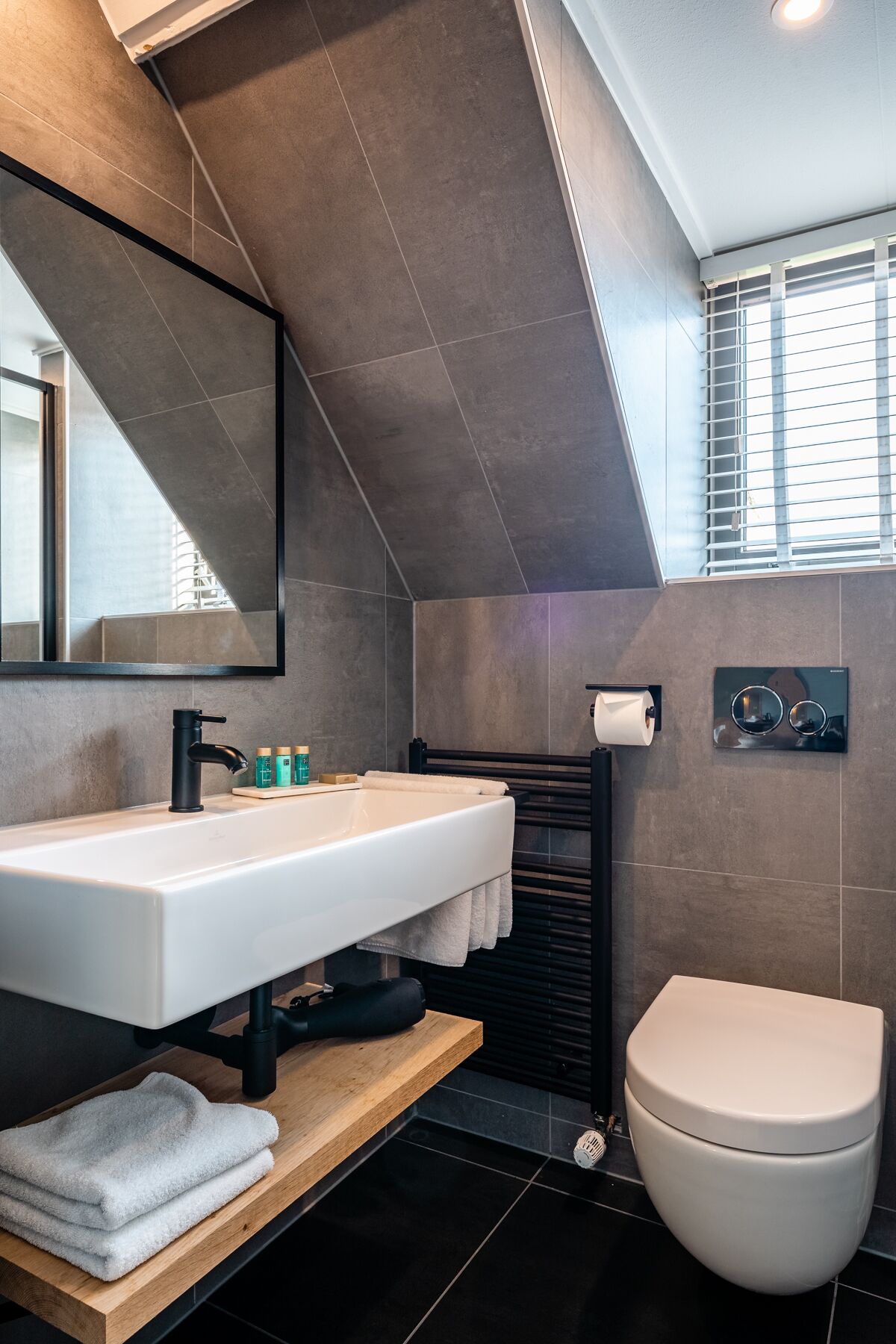 shower, rainfall showerhead, free toiletries, hair dryer