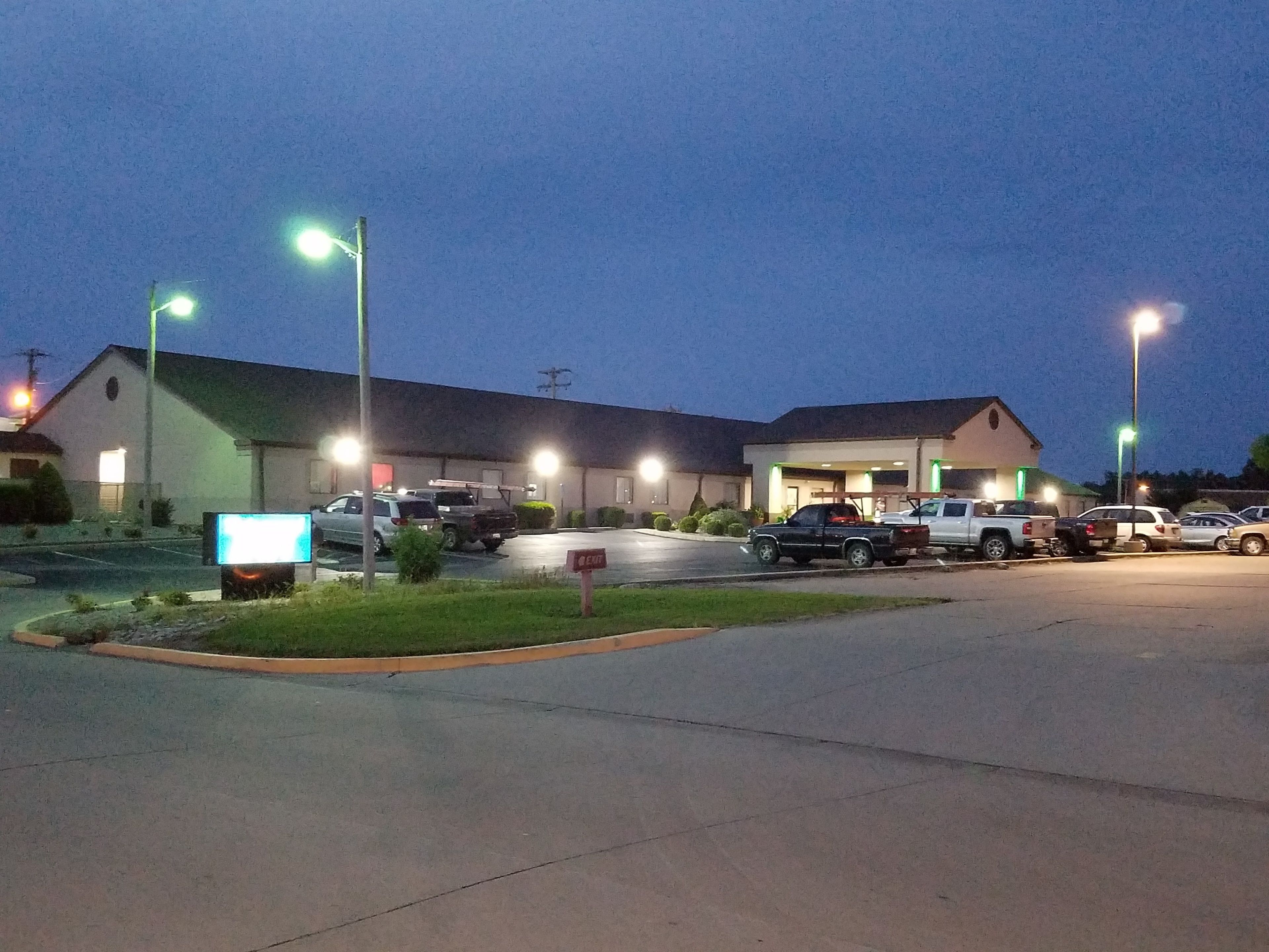 Front of property - evening/night