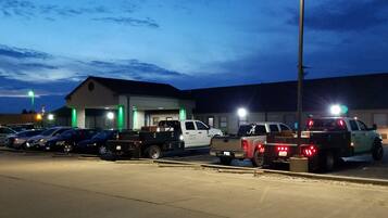 Front of property – evening/night