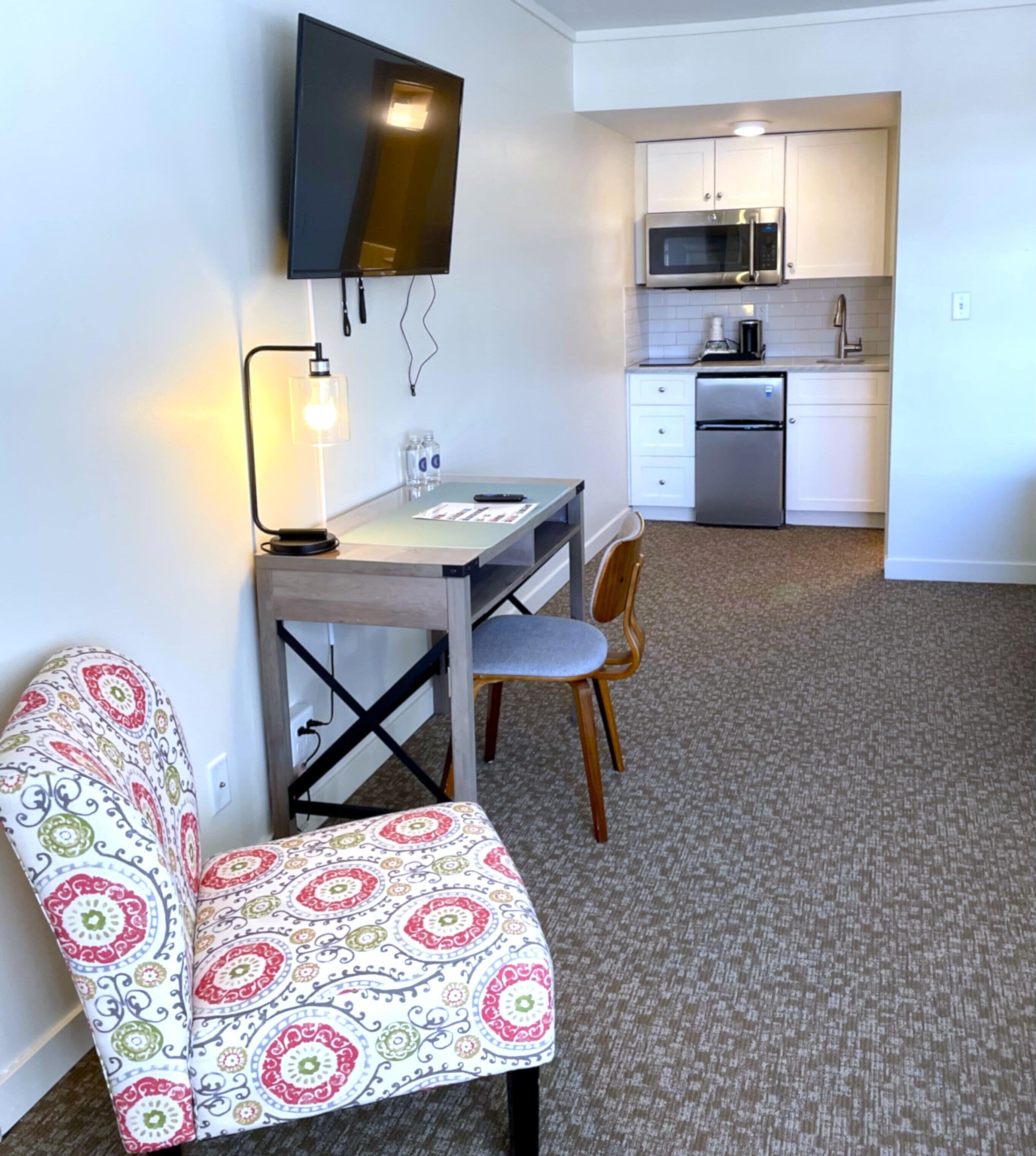 room, 2 queen beds, kitchenette | 1 bedroom, premium bedding, desk, laptop workspace