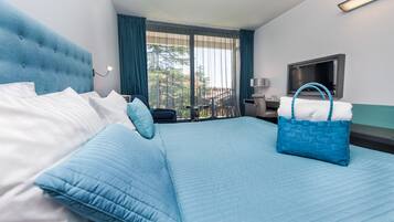 Minibar, in-room safe, desk, cots/infant beds