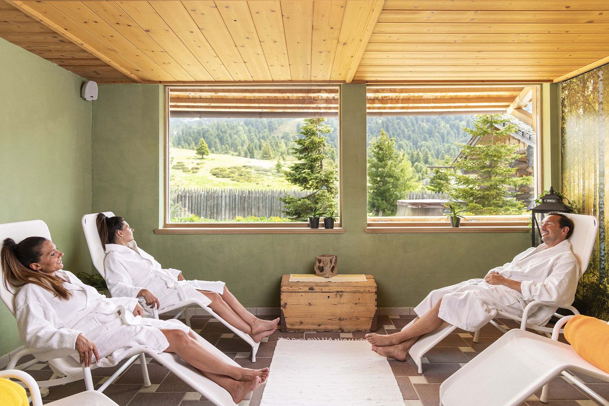 Sauna, hot tub, steam room, Turkish bath, body treatments