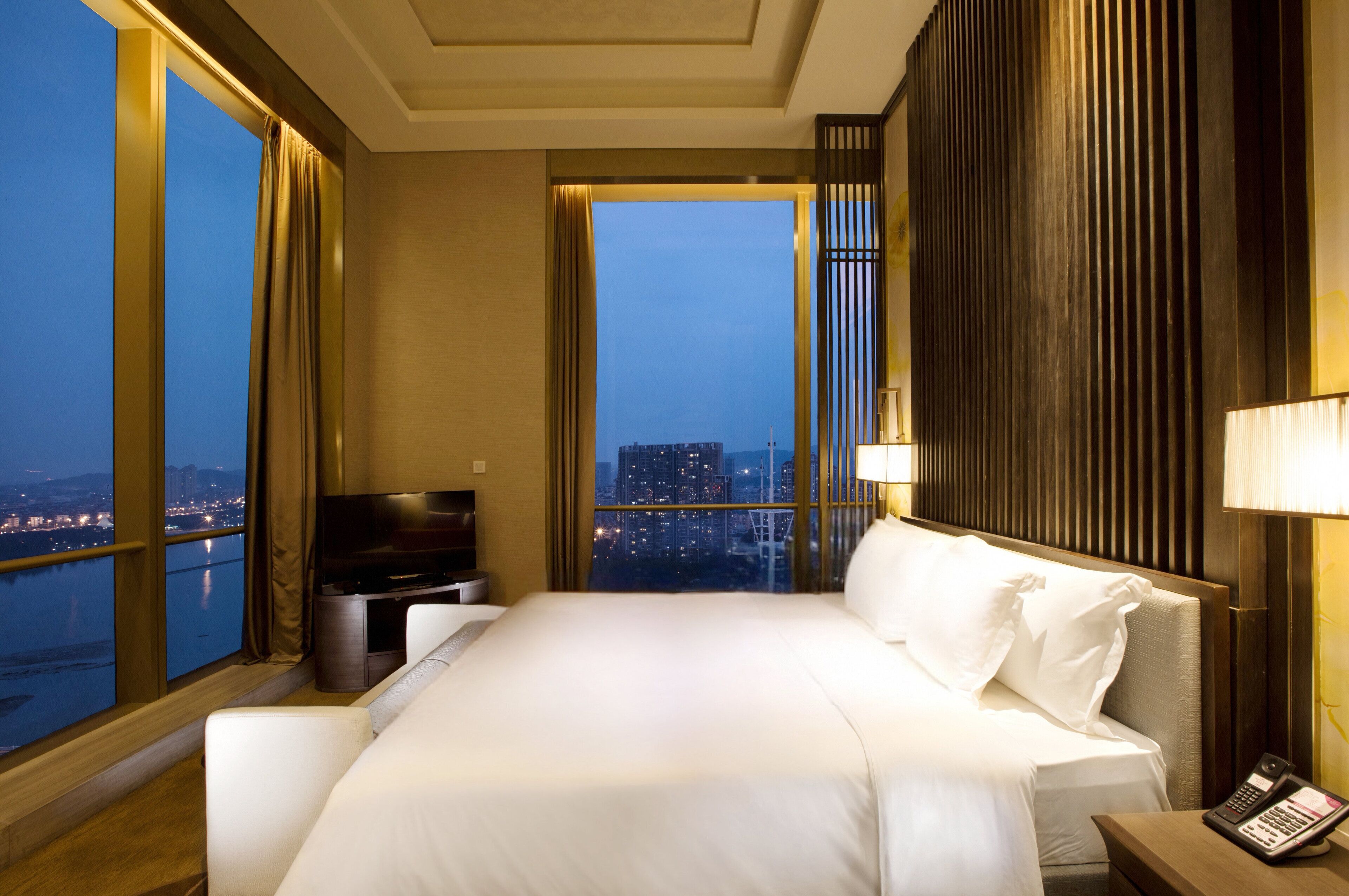 In-room safe, desk, laptop workspace, blackout drapes