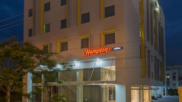 Front of property – evening/night