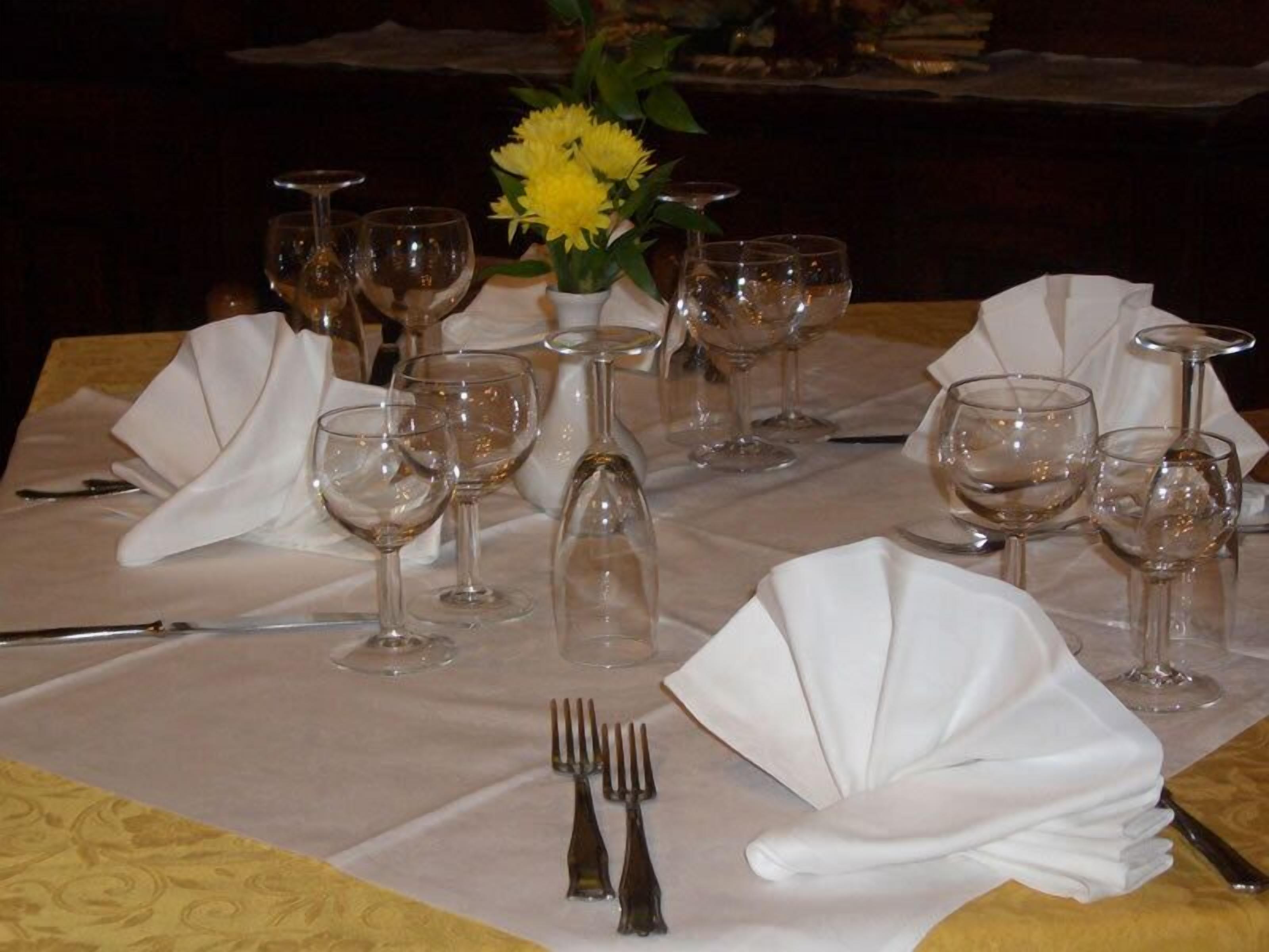 Servizio di pranzo e cena