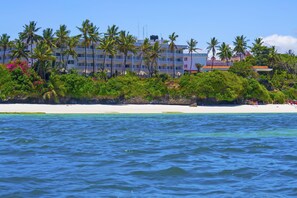 On the beach, beach bar