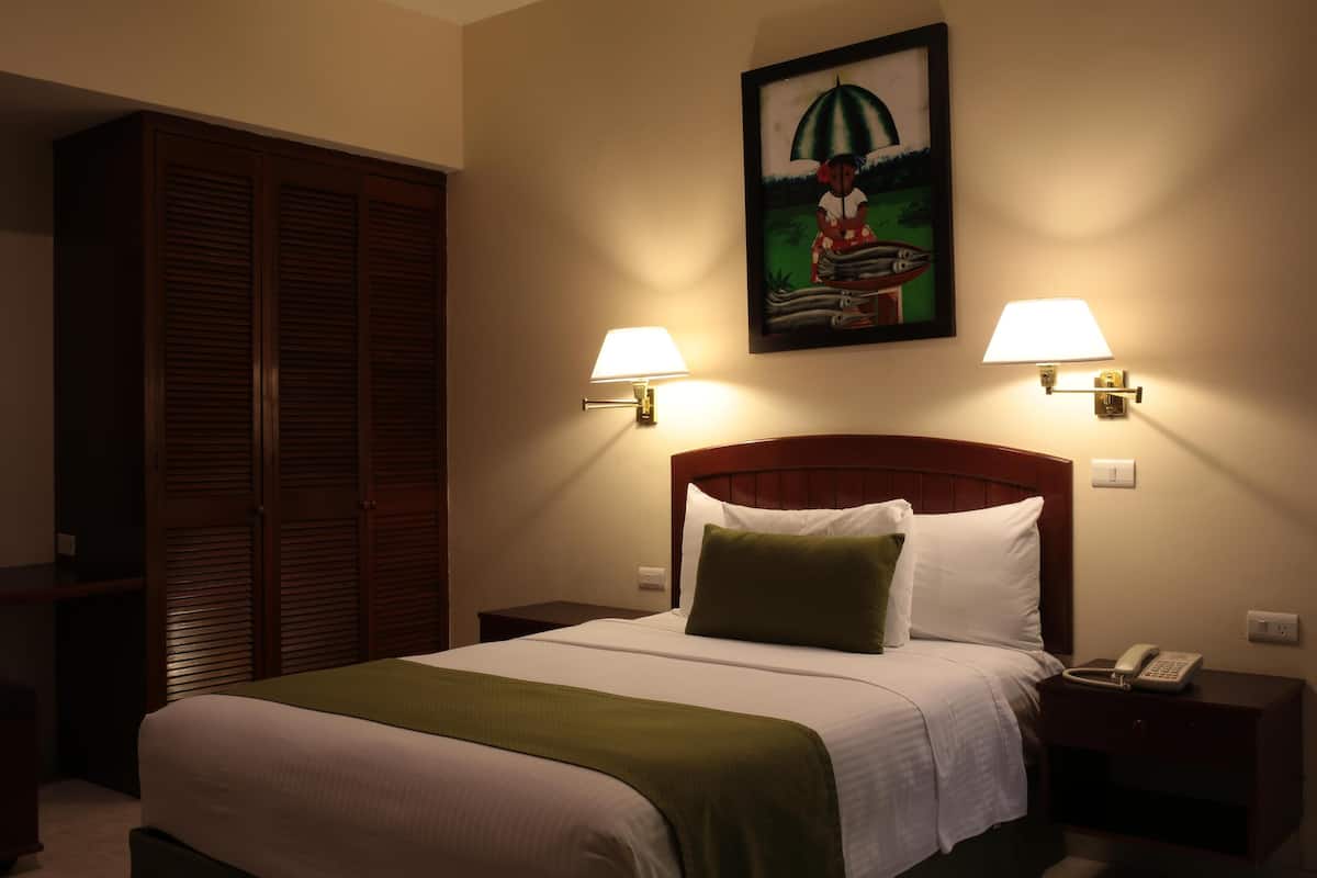Premium bedding, in-room safe, desk, iron/ironing board