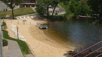 Private beach