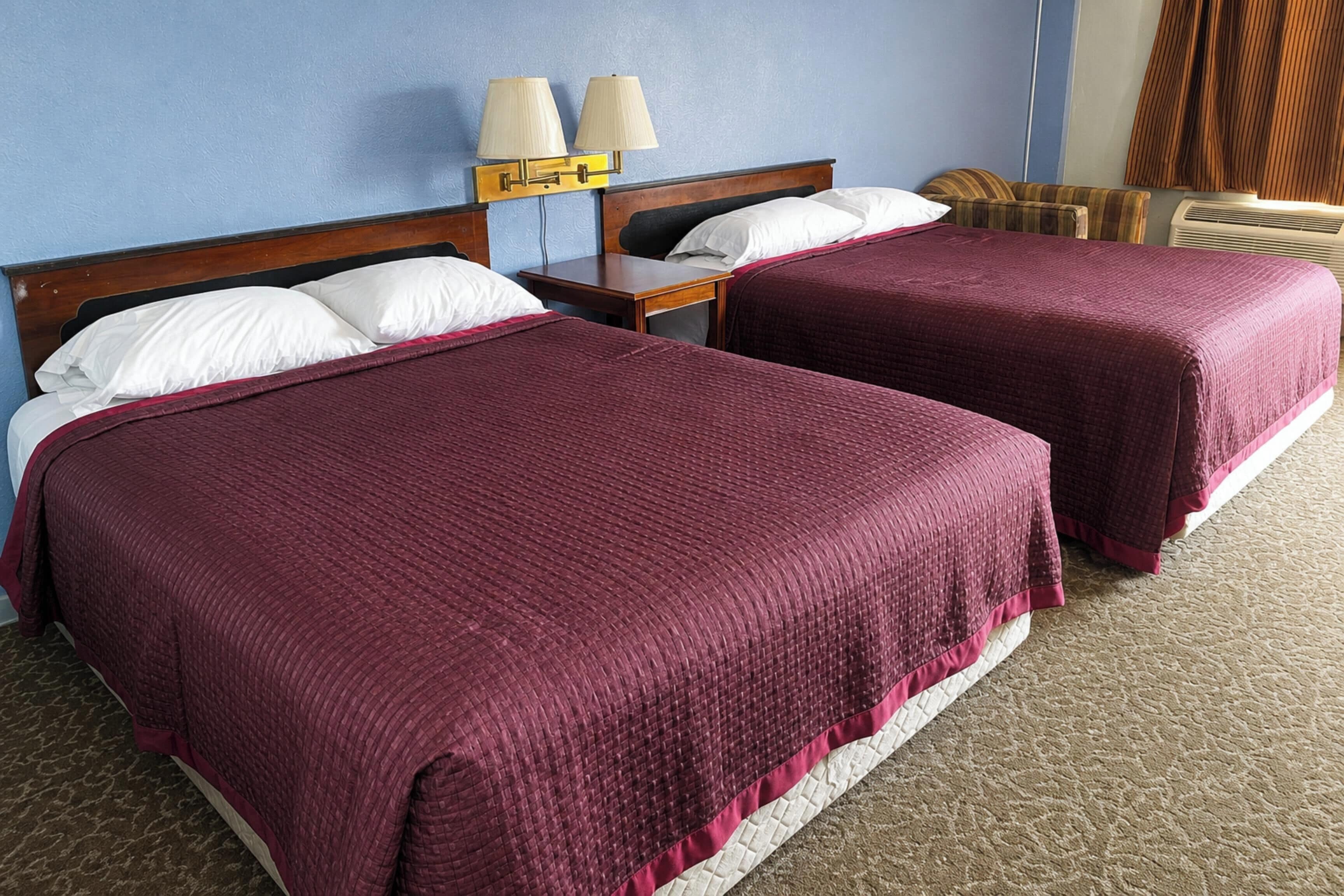 客房, 吸烟房 (2 Full Bed) | 办公桌、免费 WiFi、床单