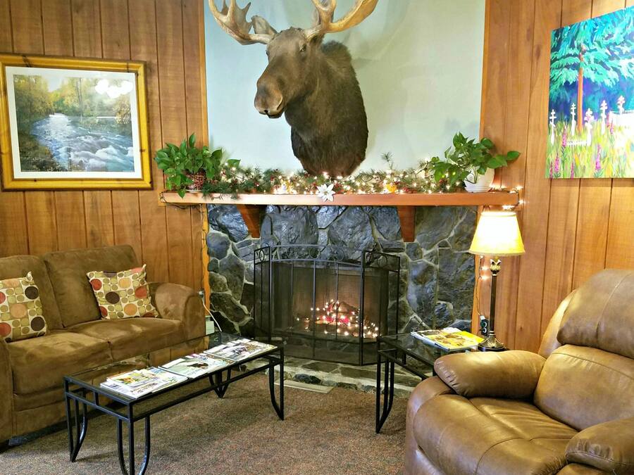 Sala de estar en el lobby