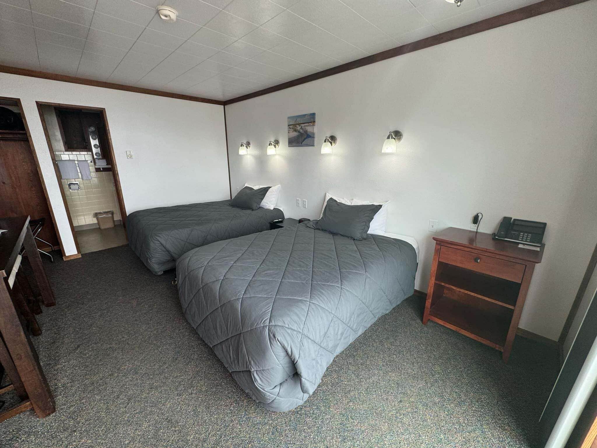 Deluxe Room, 2 Double Beds, Ocean View, Oceanfront | Floor plan