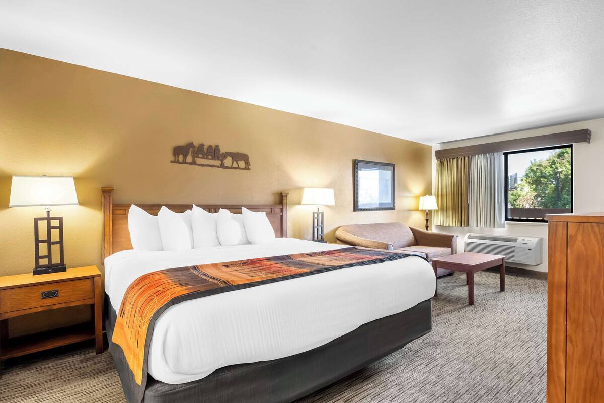 blackout curtains, iron/ironing board, free cots/infant beds