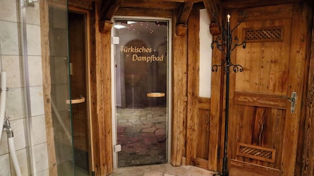 Sauna, hot tub, steam room, Turkish bath