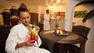 Sauna, hot tub, steam room, body treatments, hot stone massages