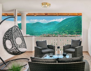 Panoramic Double Room, Balcony | View from room - Panorama Vital Hotel Rimmele (Tirolo)