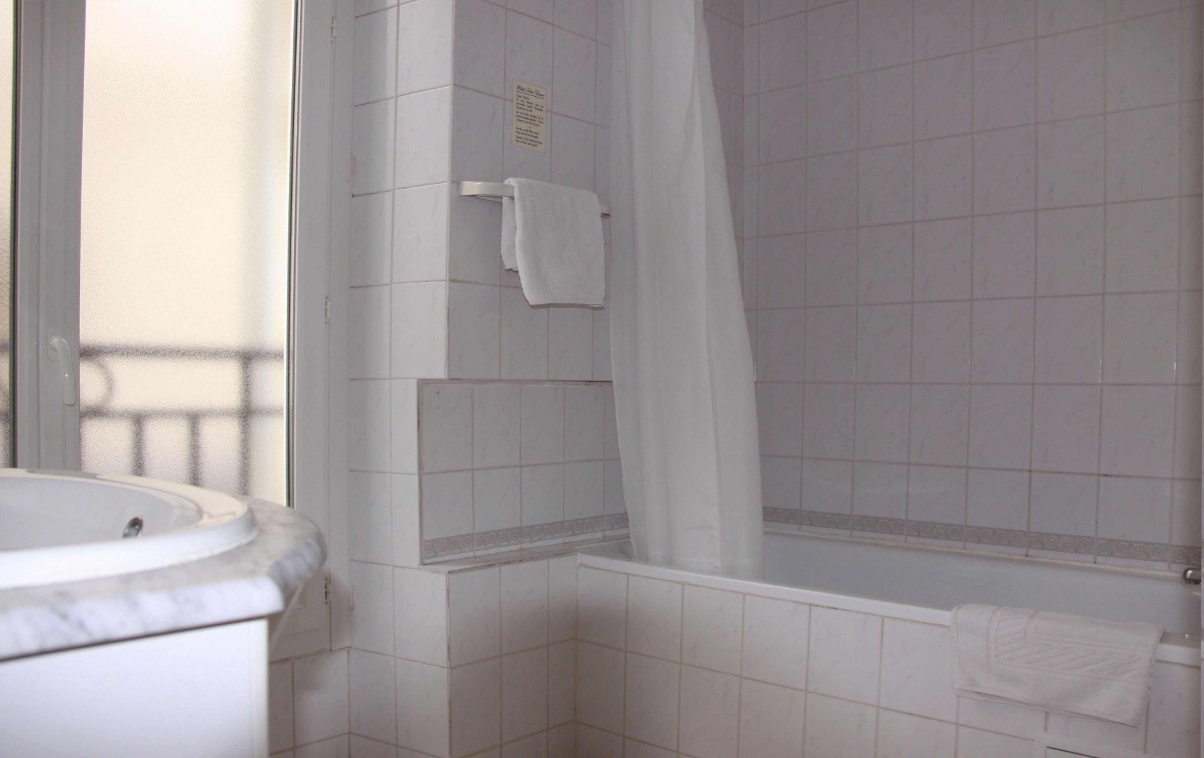 free toiletries, hair dryer, towels