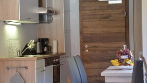 클래식 아파트, 킹사이즈침대 1개, 장애인 지원, 산 전망 (cleaning fee 50,00 €) | 거실 공간