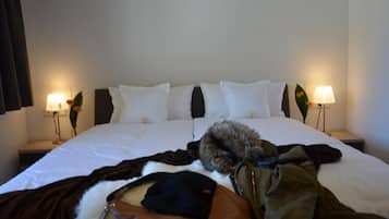 Appartamento Classic, 1 letto king, accessibile ai disabili, vista montagna (cleaning fee 50,00 €) | 1 camera, biancheria da letto di alta qualità, materassi in memory foam