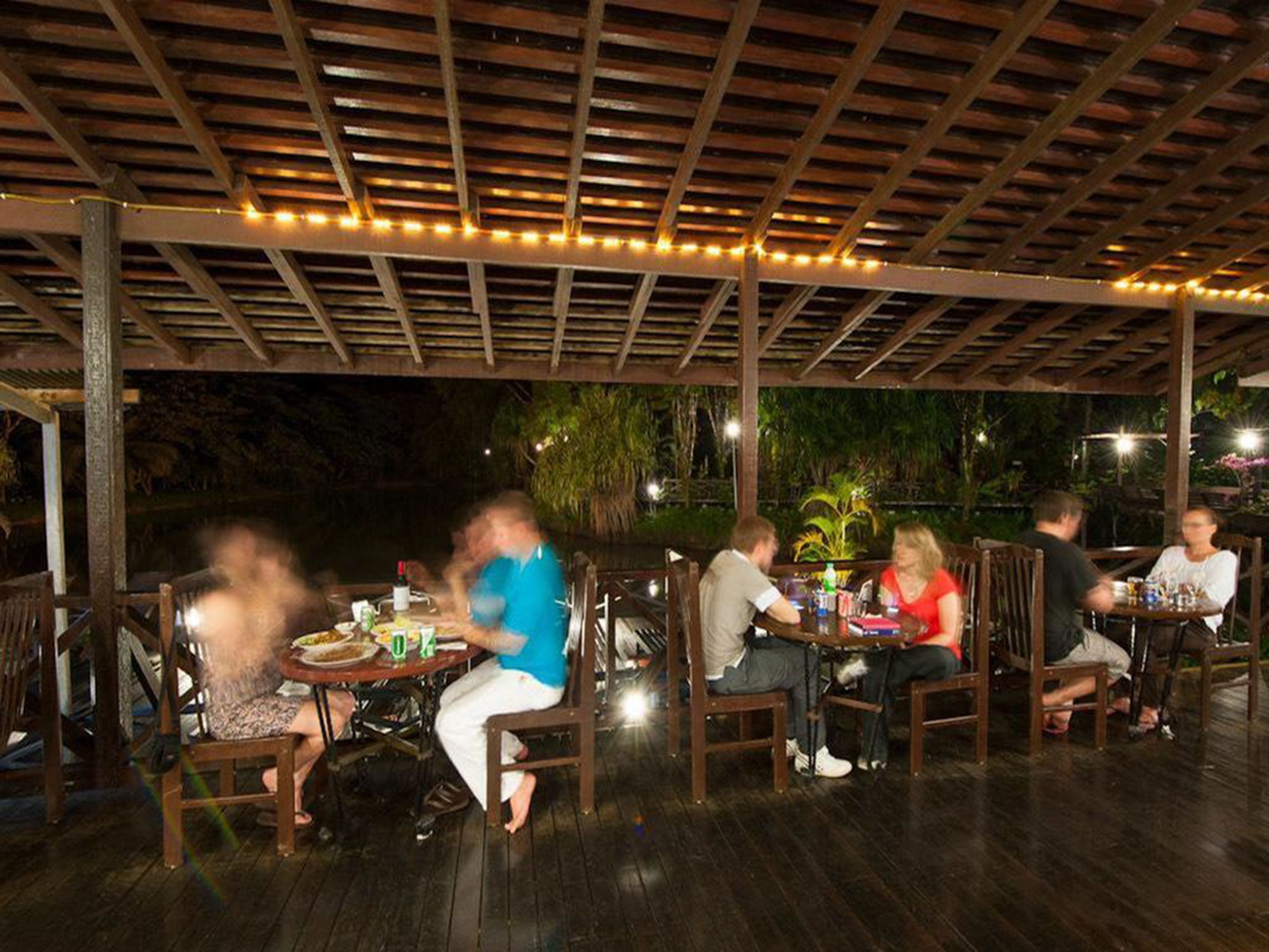 breakfast, lunch, dinner served; local and international cuisine