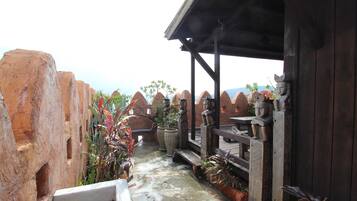 Deluxe-Doppelzimmer, Balkon, Meerblick | Balkon