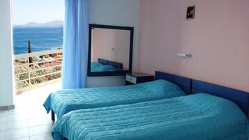 Neljän hengen huone, 2 makuuhuonetta, merinäköala | Näkymä huoneesta