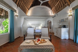 Beach cottage | Premium bedding, minibar, in-room safe, individually decorated