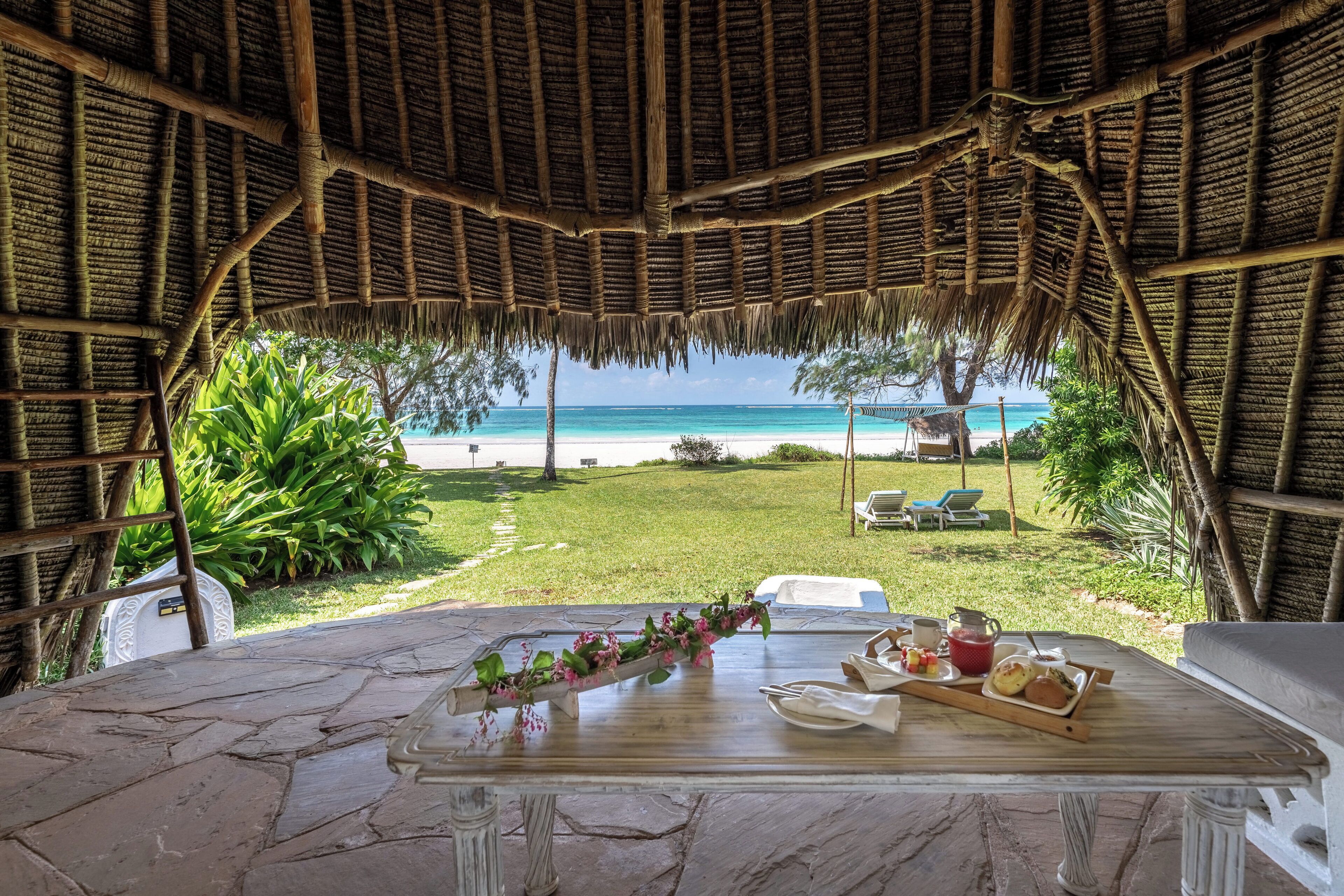 ダブルルーム ビーチサイド | テラス / パティオ