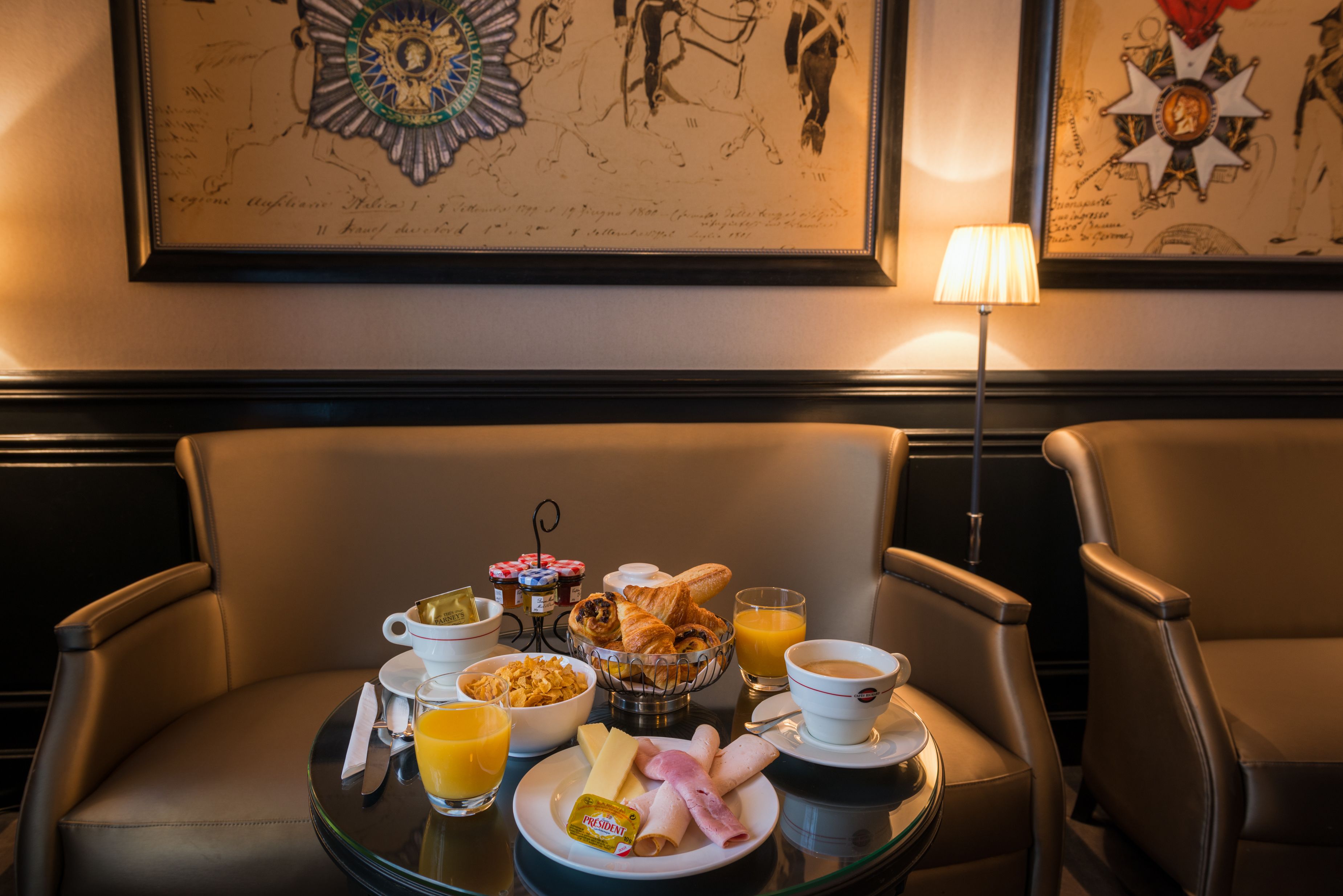 daily buffet breakfast (eur 16.00 per person)