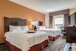 Hypo-allergenic bedding, pillowtop beds, in-room safe