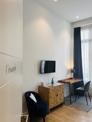 Twin kamer | 1 slaapkamer, luxe beddengoed, verduisterende gordijnen