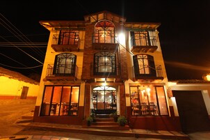 Front of property - evening/night