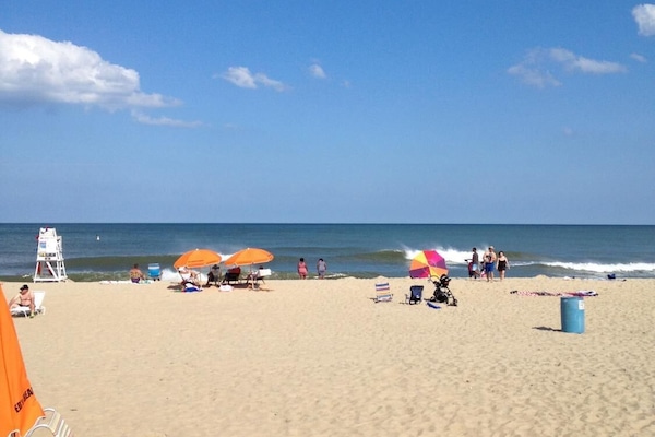 On the beach