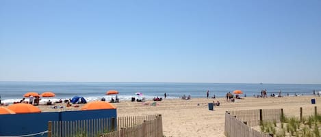 On the beach