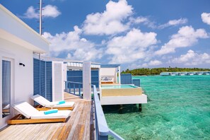 Family Villa (Lagoon Water Pool) | Premium bedding, down comforters, minibar, in-room safe - Amilla Maldives (Finolhas Island)
