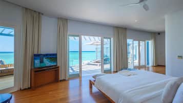 Ropa de cama de alta calidad, edredones de plumas, minibar y caja fuerte