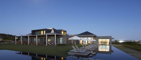 Front of property - evening/night