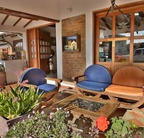 Terrace/patio - Hotel Boutique Villa Roma (Villa de Leyva)