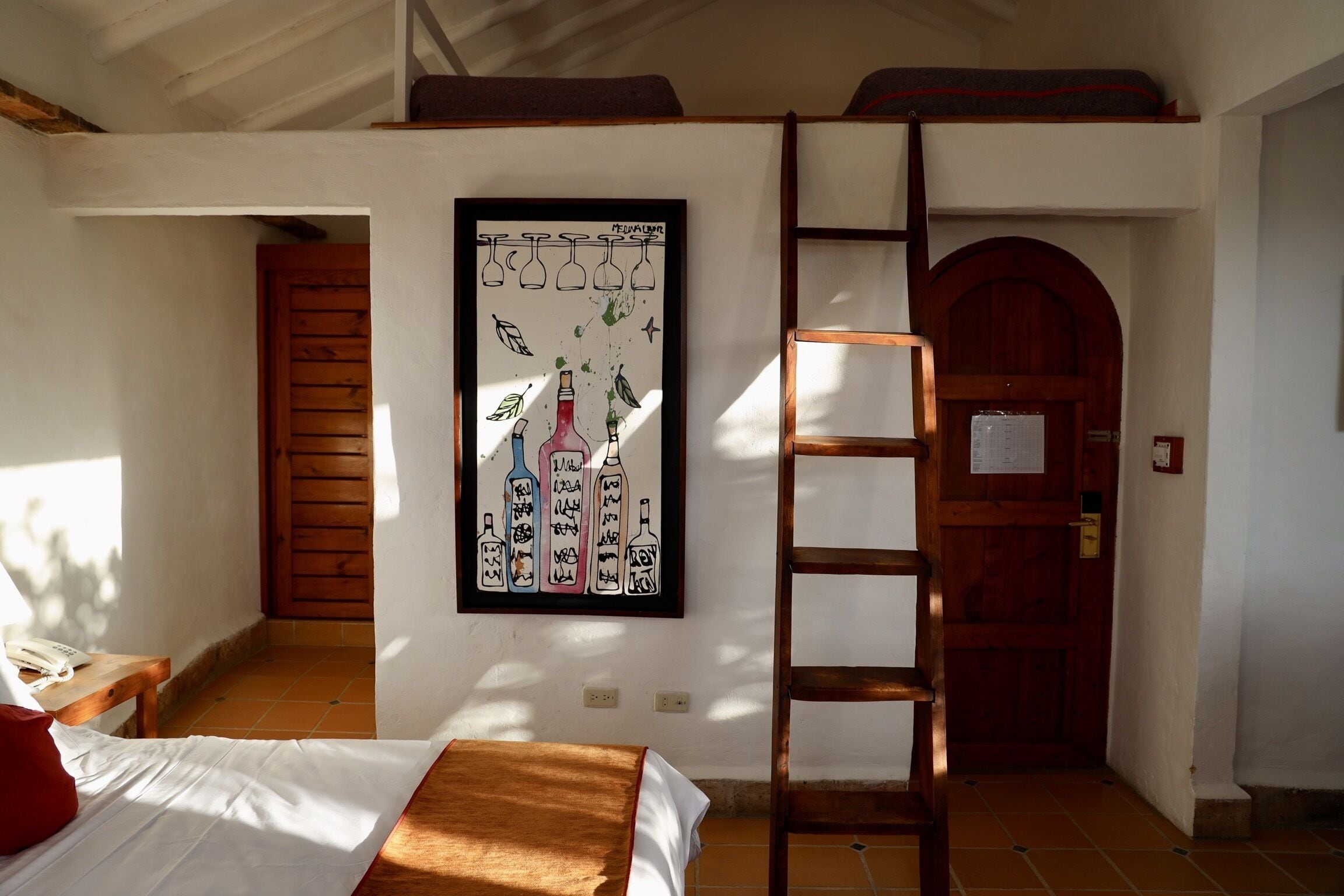 quadruple room (loft) | 1 bedroom, premium bedding, desk, laptop workspace