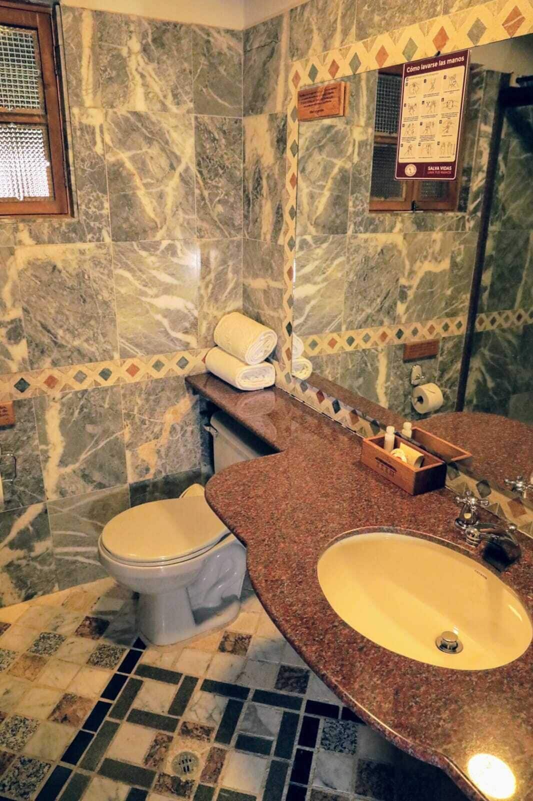 free toiletries, towels, soap, shampoo