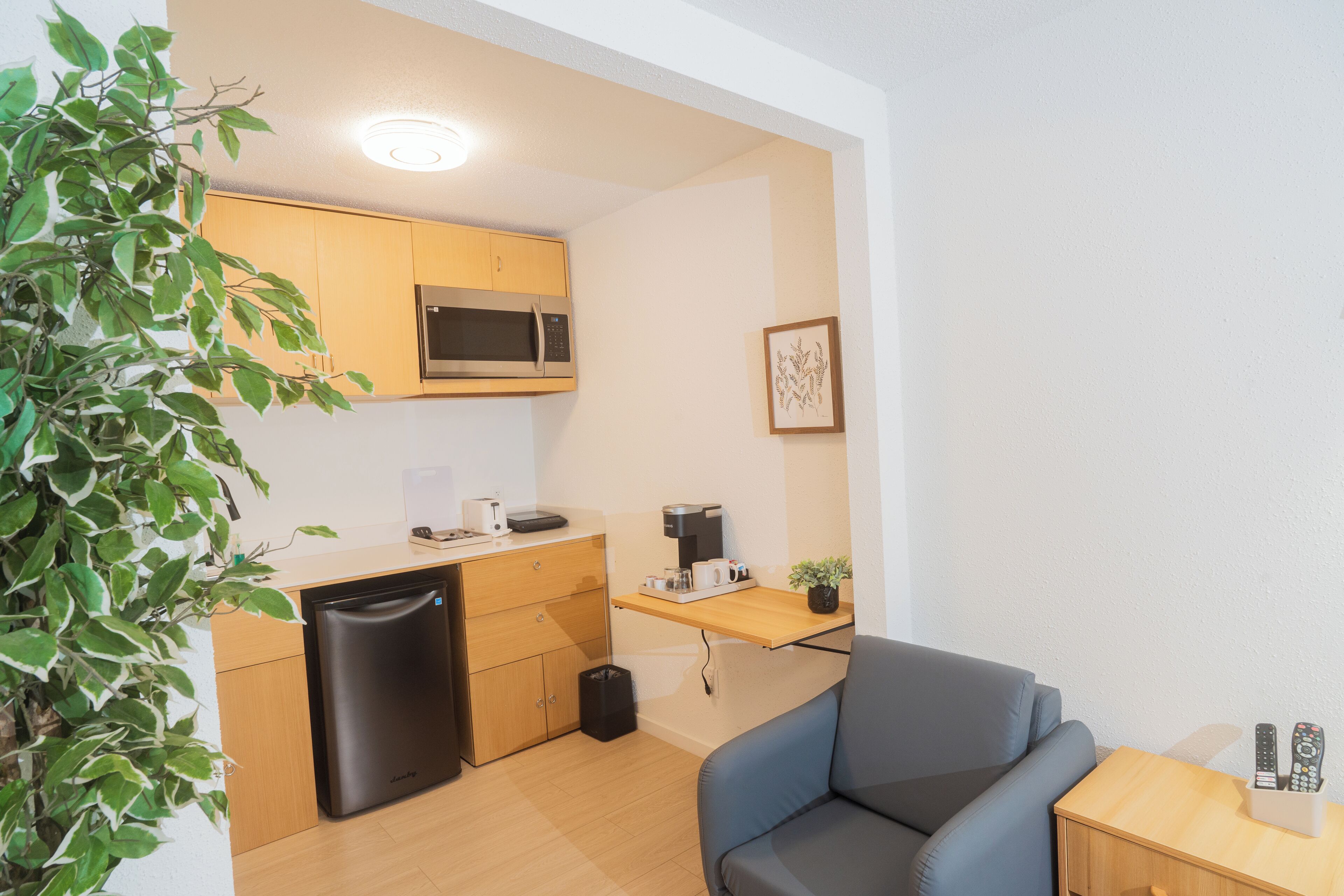 Deluxe Queen Room with Kitchenette | Private kitchen