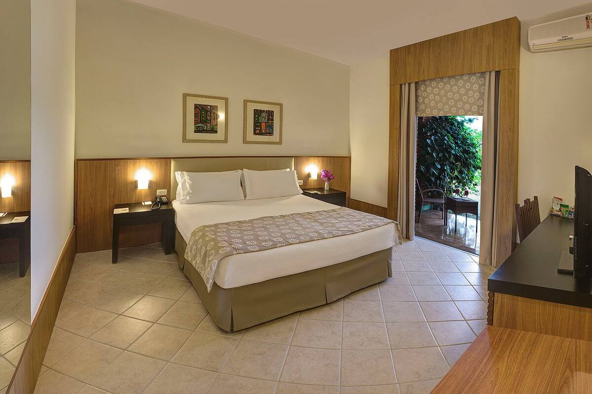 Luxo Cama Casal | Minibar, in-room safe, soundproofing, free WiFi