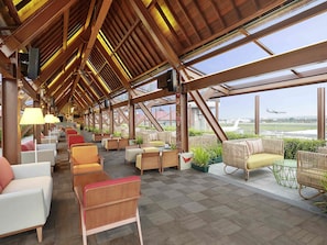 Rooftop bar, ocean views, open daily