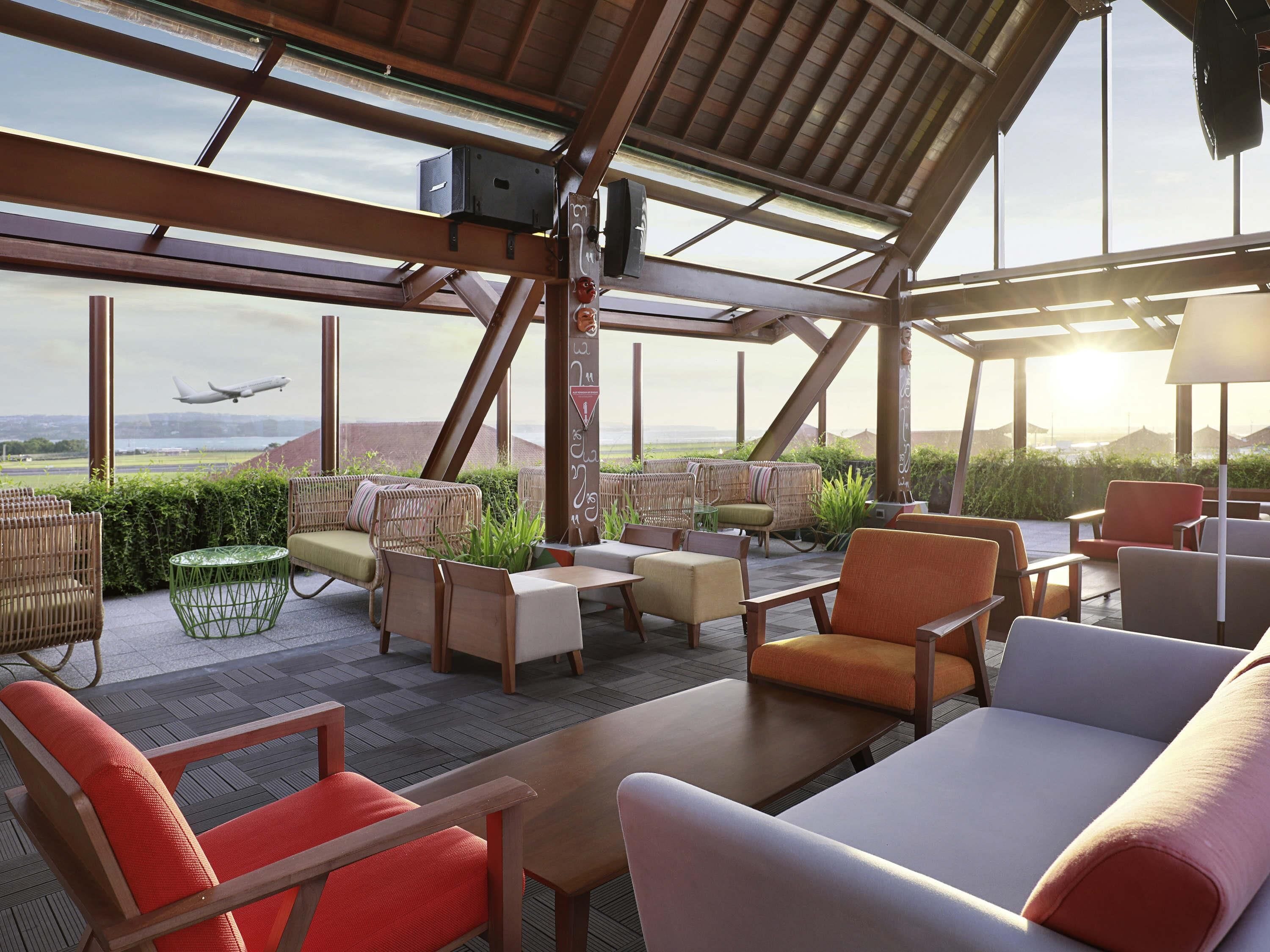 Rooftop bar, ocean views, open daily