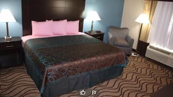 Desk, iron/ironing board, WiFi (free), alarm clocks