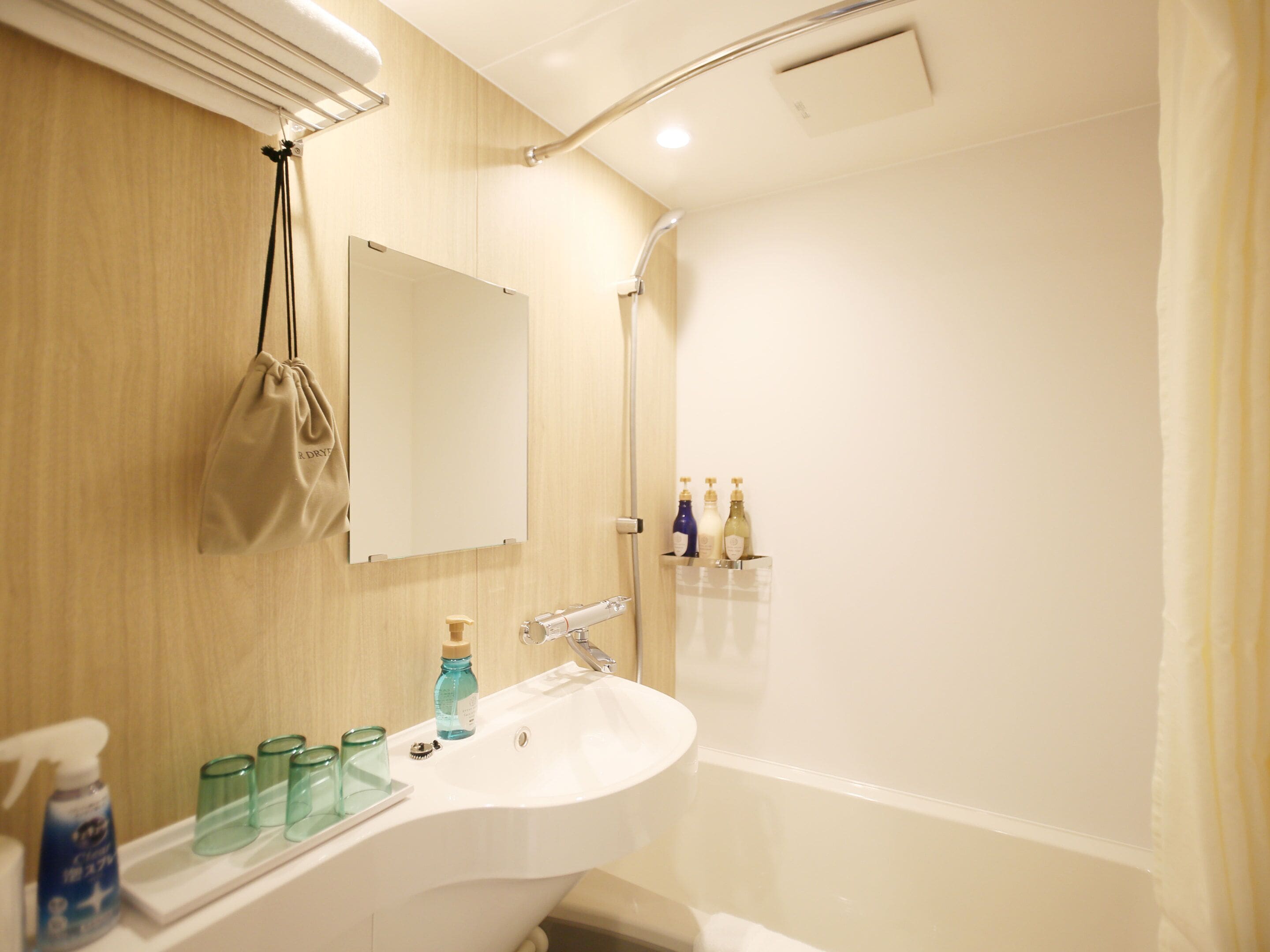 premium room, non smoking (bunk room,housekeeping every 3 nights) | bathroom | combined shower/bathtub, free toiletries, hair dryer, slippers