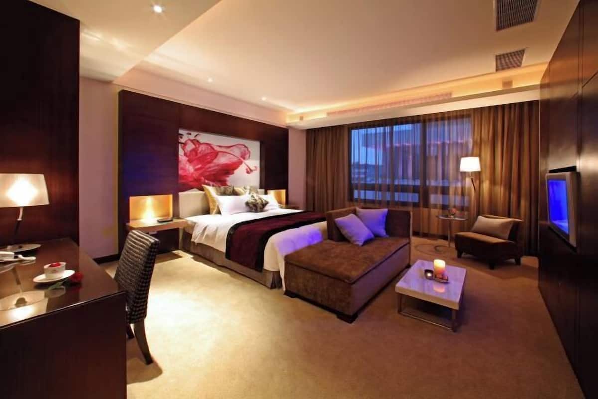 1 soveværelse, premium-sengetøj, dundyner, senge med topmadrasser