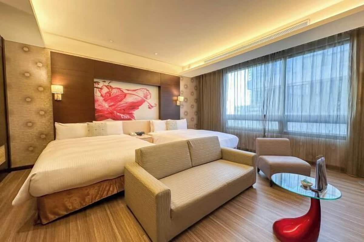 Premium bedding, down duvets, pillow-top beds, free minibar