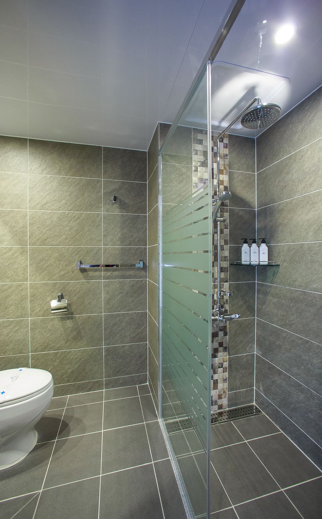 free toiletries, hair dryer, bathrobes, slippers